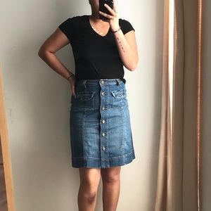 Talbots Jean skirt